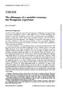 Cambridge Journal of Economics 1980, 4, [removed]THEME