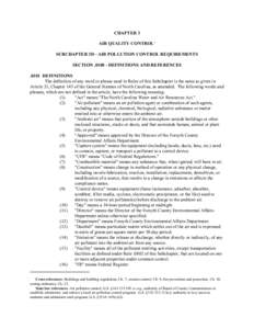 Emission standards / Air pollution / Code of Federal Regulations / United States Environmental Protection Agency / Particulates / Title 40 of the Code of Federal Regulations / Pollution / Atmosphere / Atmospheric sciences