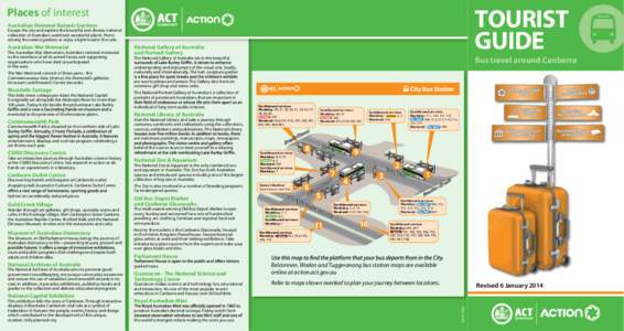 TOURIST GUIDE Places of interest Australian National Botanic Gardens