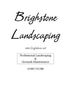 Brighstone Landscaping www.brighstone.net