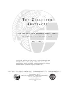 THE COLLECTED ABSTRACTS FROM THE IN