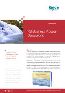 Stay Focused  FSI Business Process Outsourcing | Financial Ser vices |