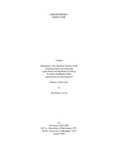 Chronophobia / Phobias / Time / Art movements / Installation art / Marshall McLuhan / Video installation / Video art / Darren Almond / Visual arts / Contemporary art / Art history