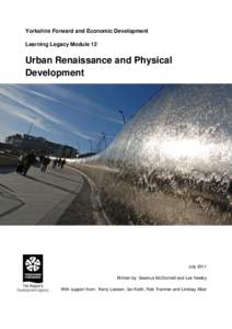 Renaissance / Urban planning / Urban renaissance / Urban renewal / Architecture / Humanities / Design / Urban studies and planning / Environmental social science / Medieval philosophy