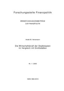 Microsoft Word - Bremer Diskussionsbeiträge zur Finanzpolitik - Nr. 1.doc