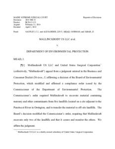 MAINE SUPREME JUDICIAL COURT Decision: 2014 ME 52 Docket: BCD[removed]Argued: