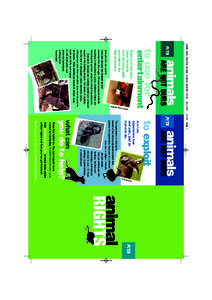 PETA Asia Pacific Animal Rights leaflet 08-07