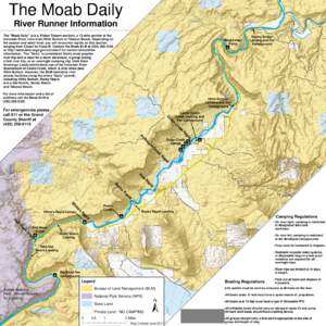 The Moab Daily River Runner Information The 