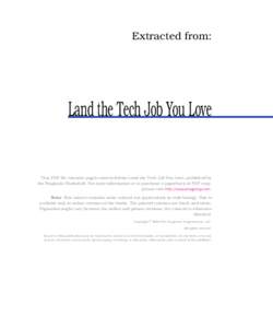 Land the Tech Job You Love