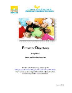 Provider Directory Region 5