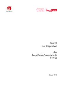 Bericht zur Inspektion der Rosa-Parks-Grundschule 02G35