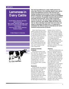 MF2070 Lameness in Dairy Cattle
