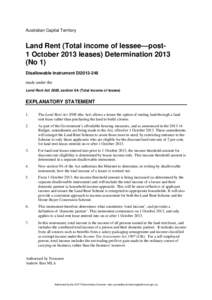 Templates and checklist for the notification of registrable instruments on the ACT legislation register