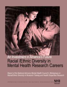 Racial/Ehtnic Diversity in Mental Health Research Careers