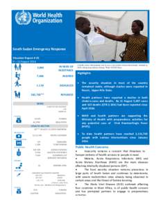 Microsoft Word - WHO South Sudan Emergency Situation Report[removed]August 2014.docx