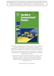 This article was published in an Elsevier journal. The attached copy is furnished to the author for non-commercial research and education use, including for instruction at the author’s institution, sharing with colleag