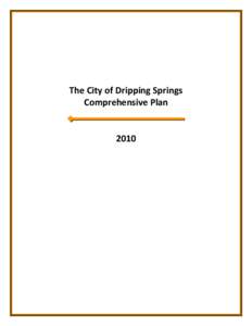 The City of Dripping Springs Comprehensive Strategic Plan