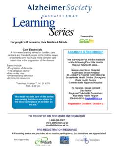 Microsoft Word - October Alzheimer Society Fall Learning Series Poster