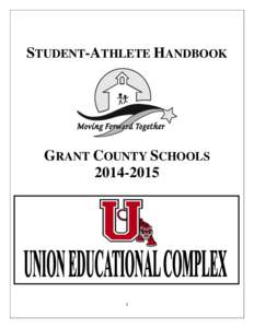 STUDENT-ATHLETE HANDBOOK  GRANT COUNTY SCHOOLS