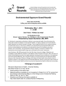 Environmental Exposure Grand Rounds