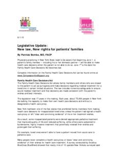 New law gives rights to patients’ families