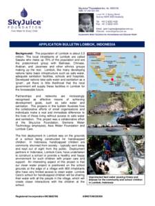 Microsoft Word - Application Bulletin Lombok