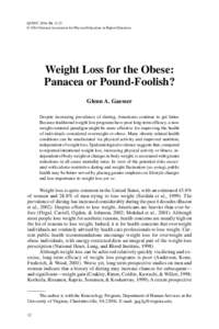 12 QUEST, 2004, 56, 12-27 GAESSER  © 2004 National Association for Physical Education in Higher Education