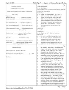 Multi-Page TM  April 16, 2008 Inquiry on Hormone Receptor Testing Page 3