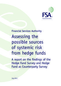 Financial Services Authority  Assessing the
