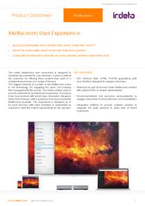 Multiscreen User Experience