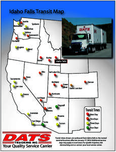 Idaho Falls Transit Map Seattle Spokane Bremerton