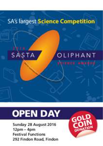 f  SA’s largest Science Competition h