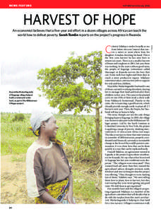 NEWS FEATURE  NATURE|Vol 442|6 July 2006 HARVEST OF HOPE elestin Ndahayo smiles broadly at me