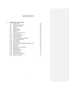 TABLE OF CONTENTS  E. ADMINISTRATIVE AFFAIRS E-1. Compensation