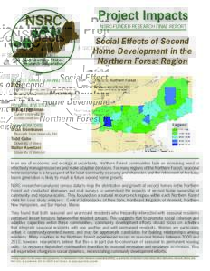 NSRC Northeastern States Research Cooperative Project Impacts NSRC-FUNDED RESEARCH FINAL REPORT