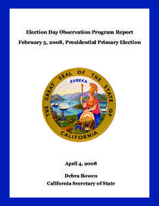 Election Observation Project