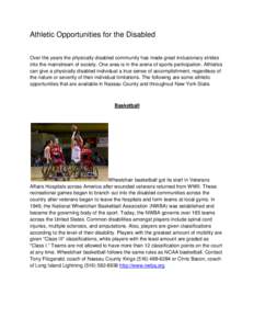 Microsoft Word - sporting opportunities for the disabled.docx