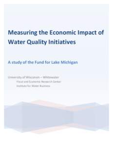 Measuring the Economic Impact of Water Quality Initiatives
