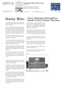 Territory Regional Weekly, Northern Territory 23 May 2014 General News, page[removed]cm² Regional - circulation 3,000 (Weekly) Copyright Agency licensed copy (www.copyright.com.au)