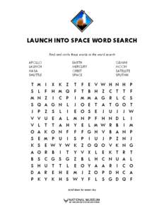 Microsoft Word - Launch into Space.doc