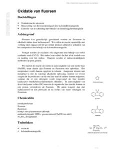 http://medchem.rega.kuleuven.ac.be/labo/  Oxidatie van fluoreen