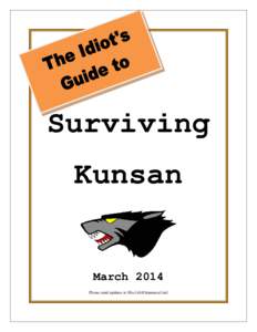 The Idiot’s Guide to Surviving Kunsan