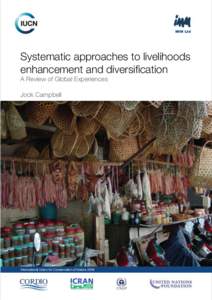 IMM Ltd  Systematic approaches to livelihoods enhancement and diversification A Review of Global Experiences Jock Campbell