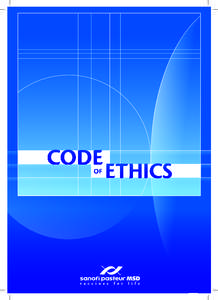 CODE OF ETHICS TABLE OF CONTENTS Message from the President ....................................................................................................... 5 General provisions ..................................