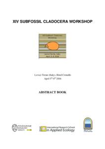 XIV Subfossil CladoceraAbstractbook