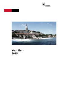 Your Bern 2015 Table of contents  Bern in brief