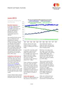 MasterCard Papers Australia  June 2013 Consumers changing the way they pay