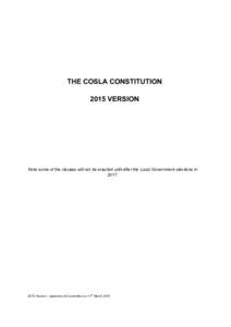 Local government in Scotland / Convention of Scottish Local Authorities / Council of European Municipalities and Regions / Government / Scotland / Politics / Constitution of Kosovo / Constitution of Bahrain