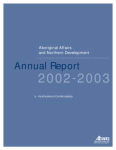 Aboriginal Affairs and Northern Development Annual Report[removed]