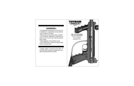 Recreation / Tippmann / Ion / Wrench / Paintball / Gun / Tippmann A-5 / Tippmann TPX / Paintball markers / Technology / Sports